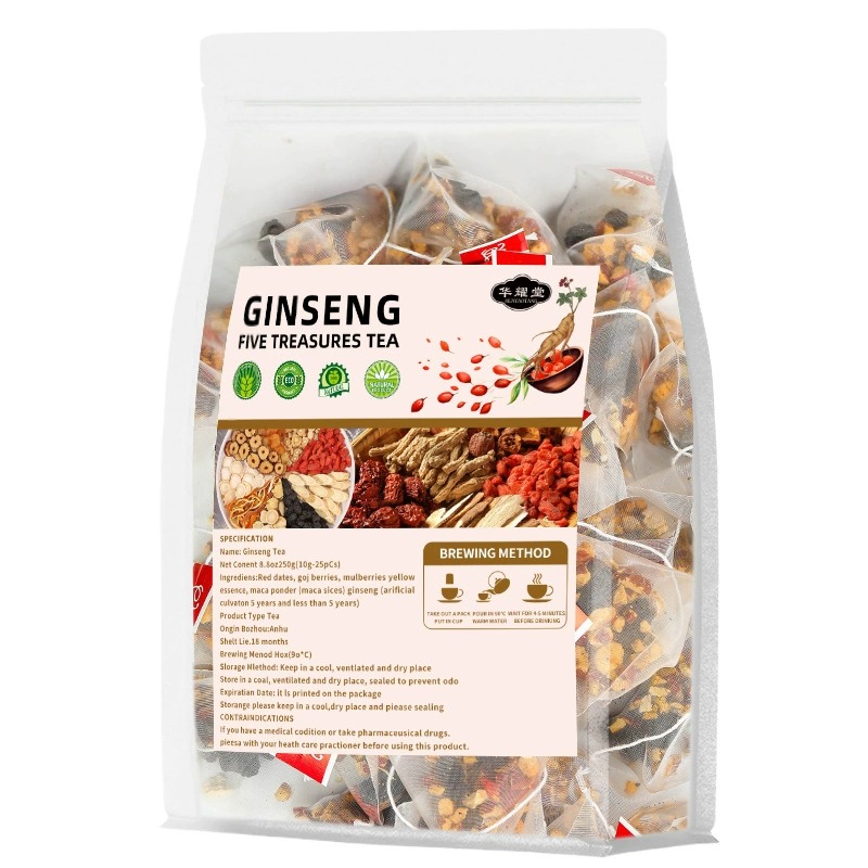  Ginseng Five-Treasure Tea | Replenish Vitality & Nourish Liver-Kidney, Boost Immunity